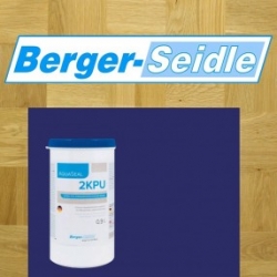Лак для паркета Двухкомпонентная полиуретановая краска на водной основе для разметки спортивных залов «Berger Aqua-Seal 2K-PU Spielfeldmarkierungsfarbe» Краска для разметки водная Бергер 0,99 л. Синяя