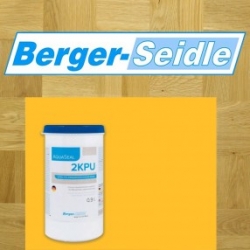 Лак для паркета Двухкомпонентная полиуретановая краска на водной основе для разметки спортивных залов «Berger Aqua-Seal 2K-PU Spielfeldmarkierungsfarbe» Краска для разметки водная Бергер 0,99 л. Желтая