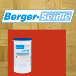 Лак для паркета Двухкомпонентная полиуретановая краска на водной основе для разметки спортивных залов «Berger Aqua-Seal 2K-PU Spielfeldmarkierungsfarbe» Краска для разметки водная Бергер 0,99 л. Красная