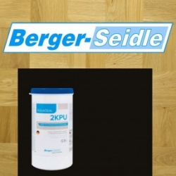 Лак для паркета Двухкомпонентная полиуретановая краска на водной основе для разметки спортивных залов «Berger Aqua-Seal 2K-PU Spielfeldmarkierungsfarbe» Краска для разметки водная Бергер 0,99 л. Черная