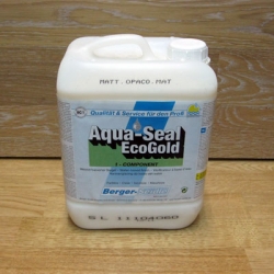 Водные лаки Однокомпонентный акрилово-полиуретановый лак на водной основе «Berger Aqua-Seal EcoGold» (матовый) — 5 л