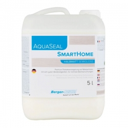 Лак для паркета Однокомпонентный акриловый лак на водной основе «Berger Aqua-Seal SmartHome» Aqua-Seal Smart Home Матовый Объем : 5л