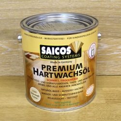 Масло с твердым воском с ускоренным временем высыхания Saicos Hartwachsol Premium 3035 (2,5 л)