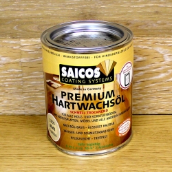 Масло с твердым воском с ускоренным временем высыхания Saicos Hartwachsol Premium 3305 (0,75 л)
