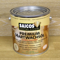 Масло с твердым воском с ускоренным временем высыхания Saicos Hartwachsol Premium 3305 (2,5 л)