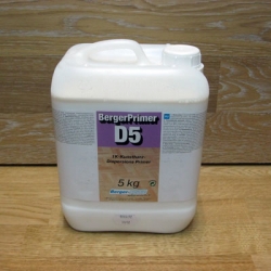 Грунты под клеи Однокомпонентная дисперсионная грунтовка «Berger Primer D5» — 5 кг