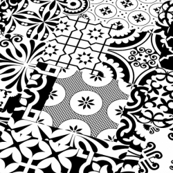 Quadraic Ламинат Falquon Quadraic Black&White Q002