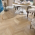 Французская елка Двухслойный паркет COSWICK T&G 1129-1247 Дуб Пастель (Pastel)