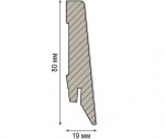 Плинтус ламинированный Kronotex 19х80х2400 мм