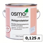 Сопутствующие товары Пропитка OSMO (ОСМО) для древесины с водоотталкивающим эффектом Holzprotektor — 0,125 л