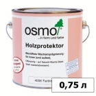 Сопутствующие товары Пропитка OSMO (ОСМО) для древесины с водоотталкивающим эффектом Holzprotektor — 0,75 л