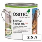 Сопутствующие товары Однослойная лазурь OSMO (ОСМО) Einmal-Lasur HS Plus — 2,5 л